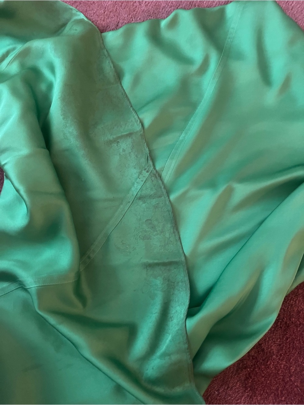A.L.C. Lime Green Silk Halter Maxi Dress - Picture 3 of 6